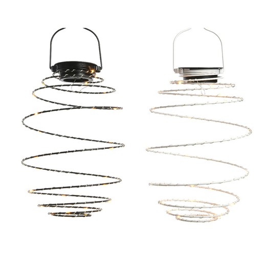 Suspension Led Solaire En Spirale Couleurs Assorties Zurione