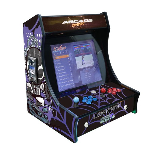 Arcade Bartop “Spider” Pantalla 19″ 2 Jugadores +6000 juegos Alpha Fight 3721