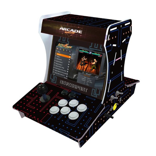 Arcade Bartop “Tournament” Pantalla Dual 10.1″ 2 Jugadores +6000 juegos Alpha Fight 3718