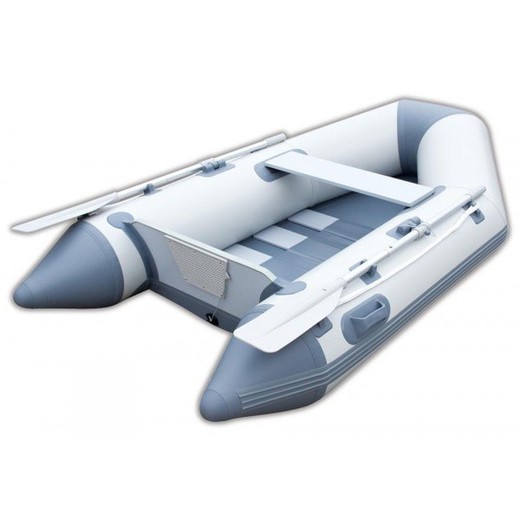 Bateau pneumatique hydro-force Caspian 230 cm + 2 avirons aluminium + gonfleur + plancher renforcé 65046