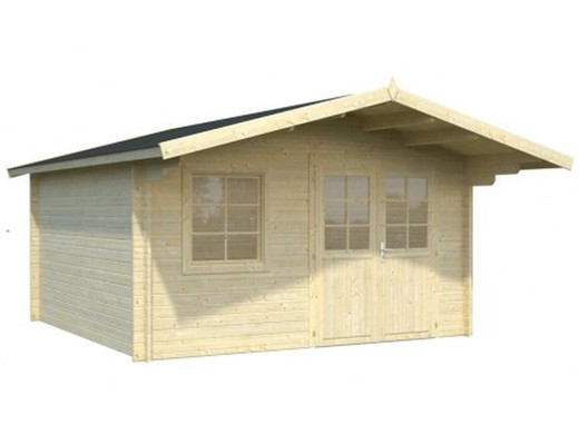 Cabaña de madera Palmako britta 14.6 m2 410 x 410 cm fr40-4141 102072