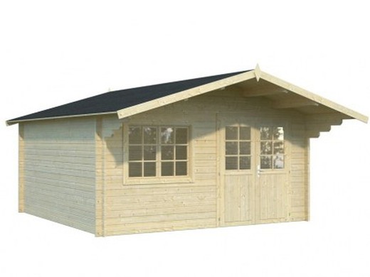 Cabaña de madera Palmako britta 17.5 m2 446 x 446 cm fr40-4545 102252