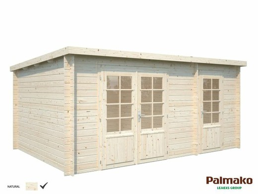 Cabaña de madera Palmako ella 13.1 m2 477 x 340 cm fr28-4732 108218