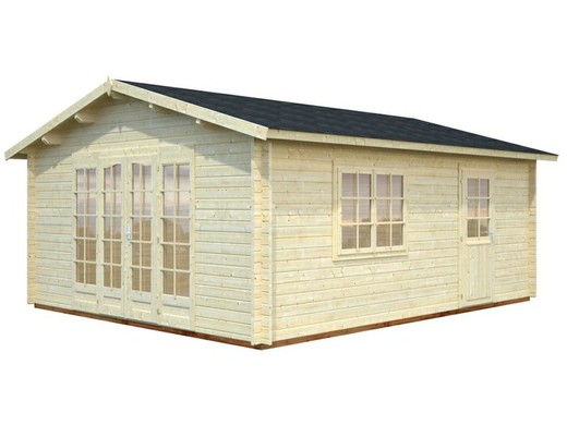 Palmako Irene Log Cabane 23,9 m2 470 x 570 cm 102367 FRK44-4757-1