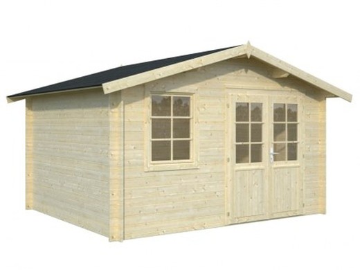 Cabaña de madera Palmako klara 10.4 m2 380 x 320 cm fr28-3832-2 101990
