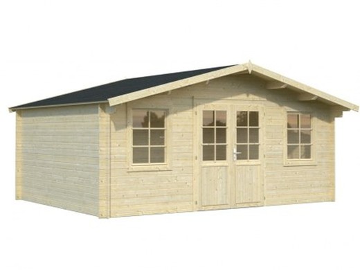 Palmako Klara cabane en rondins 17,0 m2 504 x 380 cm FR28-5038-2 102130!