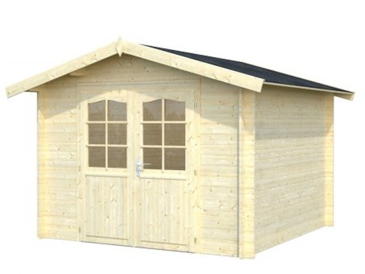 Cabaña de madera Palmako lotta 7.3 m2 296 x 296 cm fr28-2929-4 101482