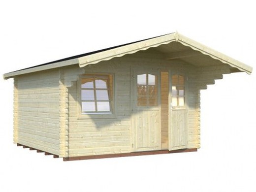 Cabana de madeira Palmako sally 12,3 m2 380 x 380 cm fr44-3838 102083