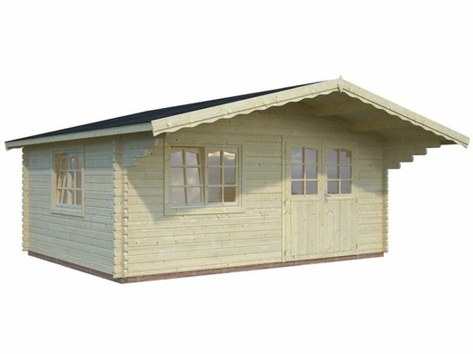 Cabaña de madera Palmako sally 19.1 m2 530 x 410 m2 fr44-5341 102312