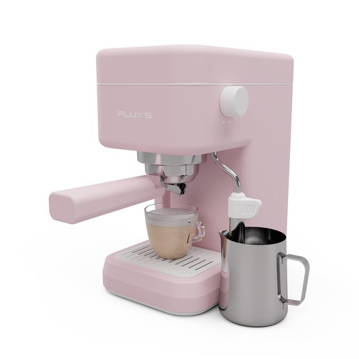 Cafetera Express FLUX'S ROMA Rosa Flamingo