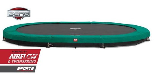 Berg inground grand champion elastic bed 350 green