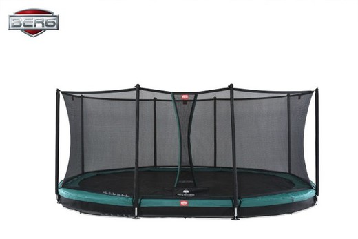 Cama Elastica BERG Inground Grand Favorit 520 GRIS + Safety Net Comfort BE30.23.65.31