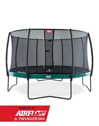 Cama elástica Green BERG ELITE + Safety Net Deluxe 330 cm Peso 100-500 kg BE37.81.07.01