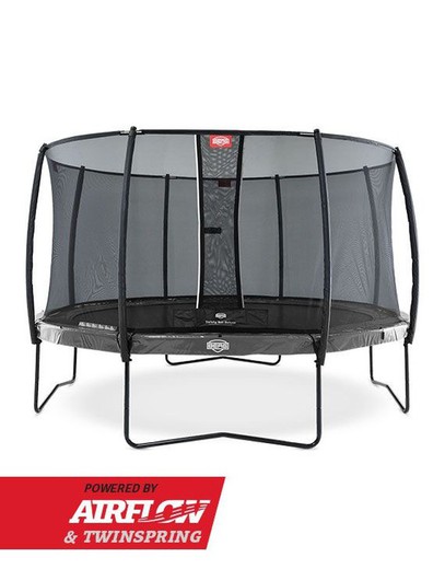 Cama elástica Grey BERG ELITE + Safety Net Deluxe 330 cm Peso 100-500 kg BE37.81.03.02