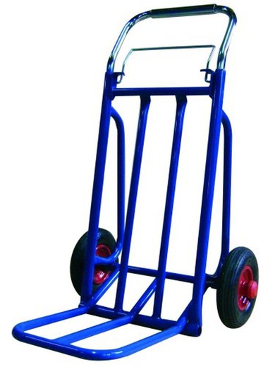 Carrinho escavadeira dobrável 330 x 270 mm rodas pneumáticas 200 mm - 1047