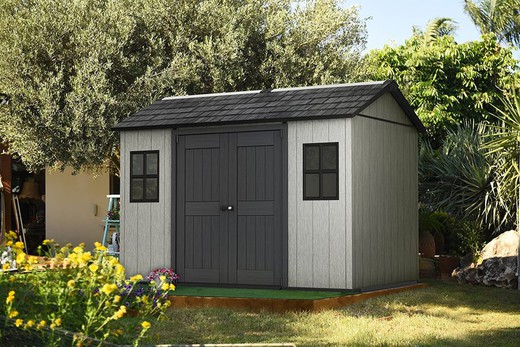 Cabine en résine KETER OAKLAND 1175 SD - 230167-350 X 229 X 254 cm