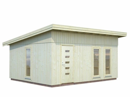 Casita de madera nordica+ Palmako annika 21.5 m2 448 x 548 cm el18-4555-1  101257