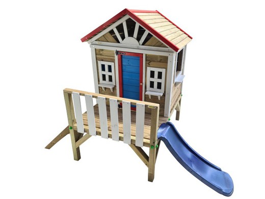 Casita infantil de madera MASGAMES VISBY ELEVADA 2023 MA800599