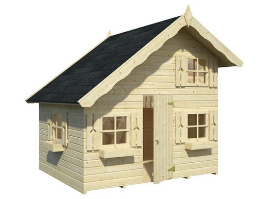 Casita infantil de madera Palmako tom 3.8 m2 258 x 224 cm 101091 (Suelo incluido) DESCARGA A SUELO INCLUIDA