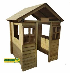 Casita infantil MASGAMES SCHOOL uso comercial Horeca MA500551 SIN PINTAR