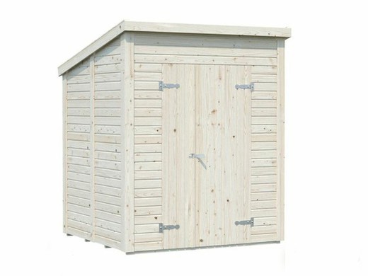 Cobertizo de madera Palmako leif 3.1 m2 189 x 186 cm el16-1817-1 101071 parte trasera incluida