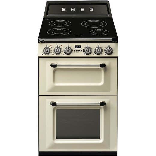 Fogão de indução SMEG TR62IP Creme 60cm