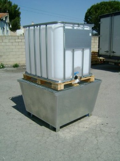 Cubeta galvanizada 1.000 l. 3037GL