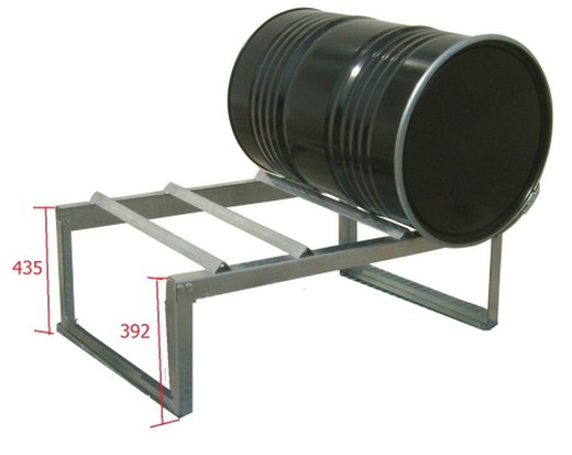 Estante 2 bidones de 200 litros 3059