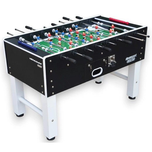 Futbolín Profesional “Hércules” Black – Jugadores Clásicos de Metal – 136x76x92 cm (CON MONEDERO) 2851