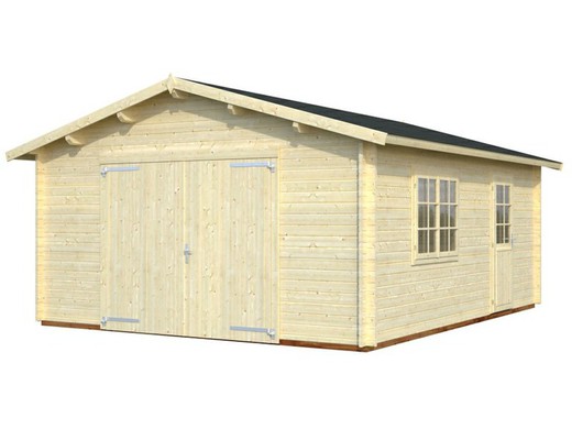 Garaje de madera Palmako roger 23.9 m2 470 x 570 cm frv44-4757-3 102498
