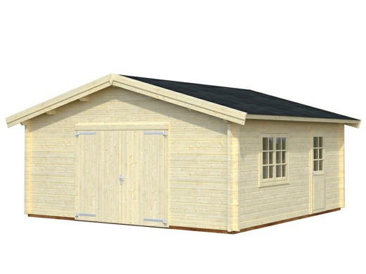 Garaje de madera Palmako roger 27.7 m2 560 x 560 cm frk70-5656-1 102379