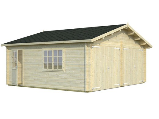Garaje de madera Palmako roger 28.4 m2 595 x 530 cm fr44-5953 102399