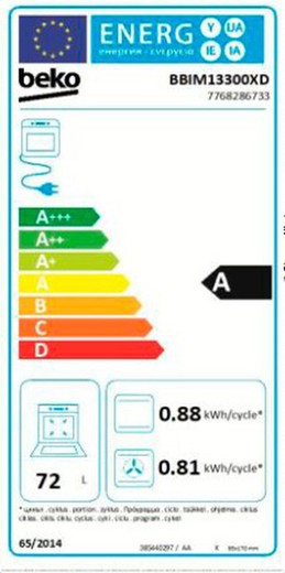 HORNO BEKO BBIM13300XD MULTIF. INOX A