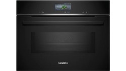 iQ700 Horno compacto con microondas SIEMENS 60 x 45 cm Negro CM776GKB1