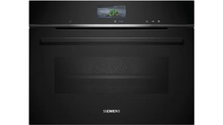 iQ700 Horno compacto con vapor 60 x 45 cm Negro CS736G1B1