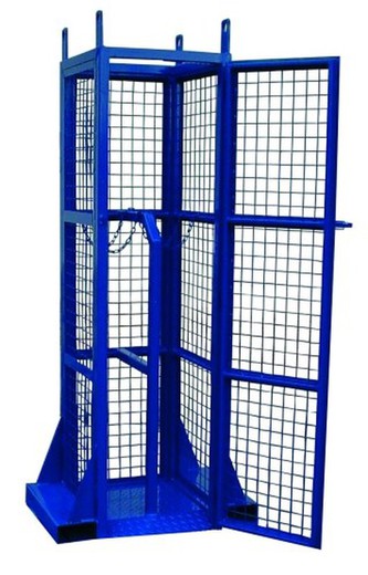 Cage 4 bouteilles pour grue et chariot élévateur 3034-GC