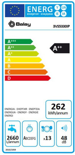 Lavavajillas BALAY 3VS5330IP Inox — Zurione