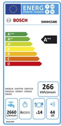 Lavavajillas Semi Integrable BOSCH SMI4HCS48E 3ªBandeja