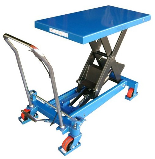 Mesa elevadora manual 1.000 kg, Asa desmontable 10151 — Zurione