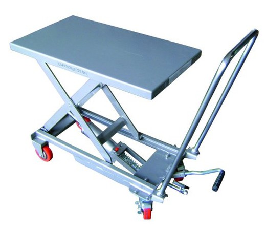 Table élévatrice manuelle ALUMINIUM 100 kg 10158