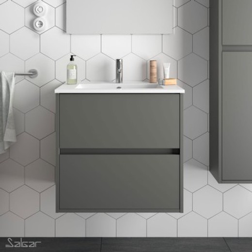 Meubles de salle de bain NOJA 700 MATT GREY + Basin