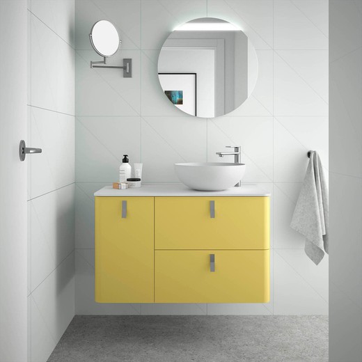 Mueble de baño UNIIQ 1200 izquierda PAJA