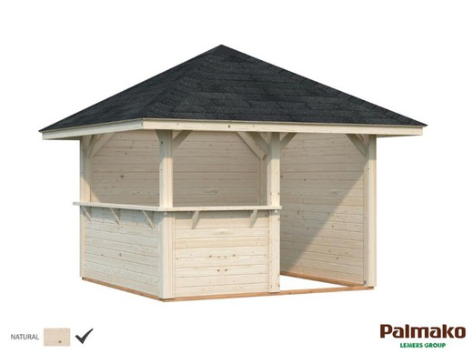 Pabellon de madera PALMAKO CONNECT BIANCA 8.3 M2 SET 3 110132