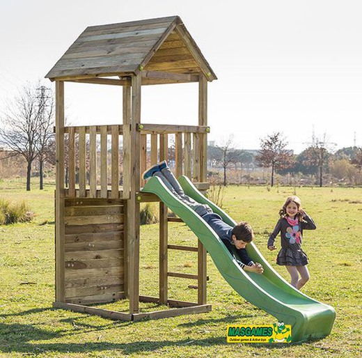 Parque infantil MASGAMES TIBIDABO L con columpio doble MA700204