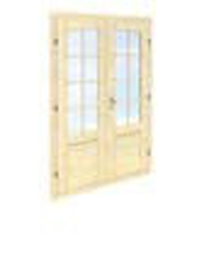 Double porte supplémentaire 114 x 186 cm jardin 34 mm 107313