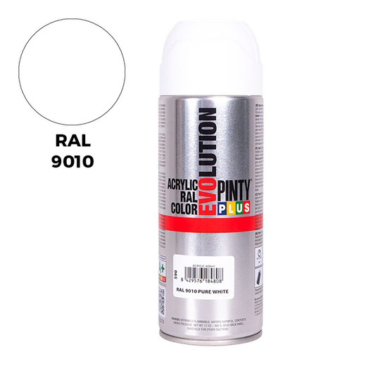 Spray RAL 9010 blanc brillant 400ml