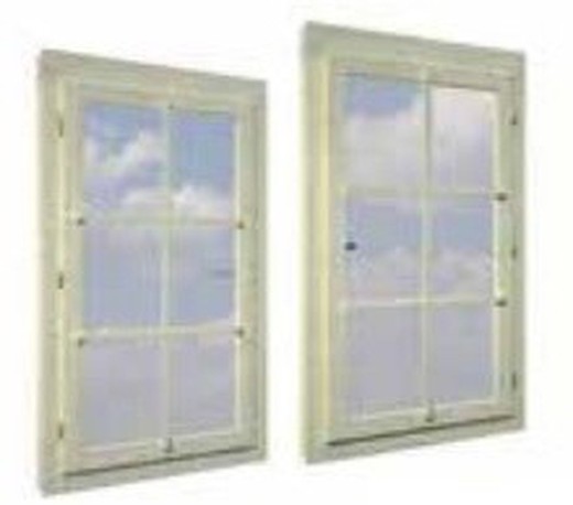 Ventana adicional simple 60 x 111 cm garden+ mano izquierda 44 mm a44-81v  103356