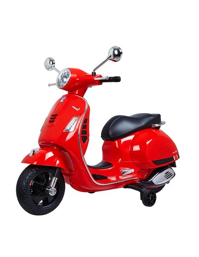 VESPA RED COLOR - Moto eléctrica Vespa Roja