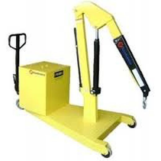 Grues pliables et contrebalancées