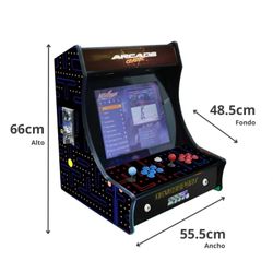 Arcade Bartop “PacMan” Pantalla 19″ 2 Jugadores +6000 juegos Alpha Fight 3726